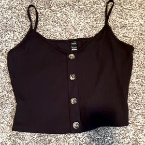 Black tank top